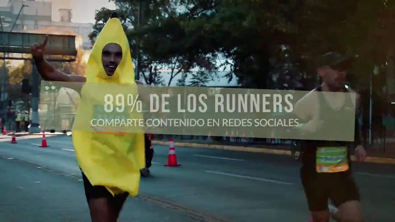 Activación de enelBlanco en la Maratón de Santiago con adidas Runners y reconocimiento facial — foto 1 de 5
