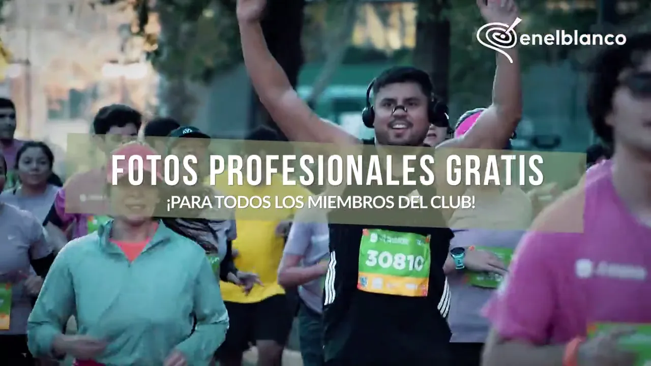 Activación de enelBlanco en la Maratón de Santiago con adidas Runners y reconocimiento facial — foto 2 de 5